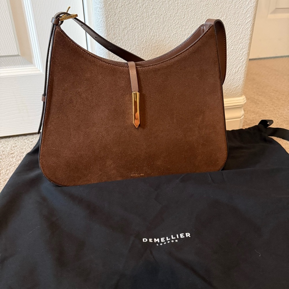 DeMellier -The Large Tokyo | Size LARGE | Color: Mocha suede & mocha smooth